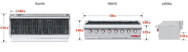 ASADOR ACH-4 PETIT