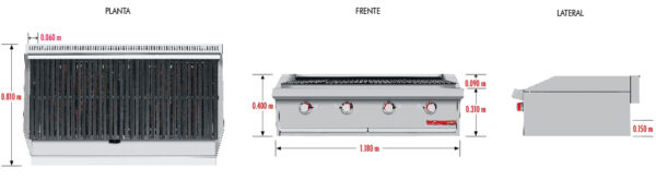 ASADOR ACV-4 MASTÉR