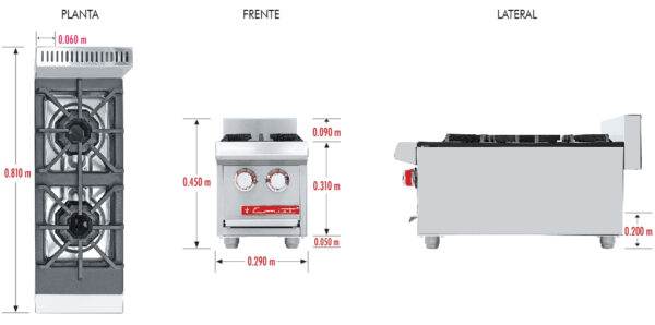 PARRILLA PCV- 2 MASTÉR