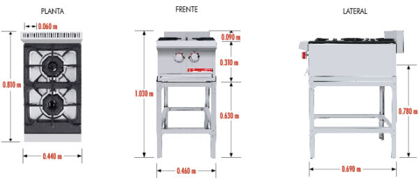 PARRILLA PCV- 2 HD