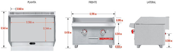 PLANCHA CH-2 PETIT