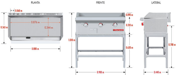 PLANCHA CH-3 PETIT